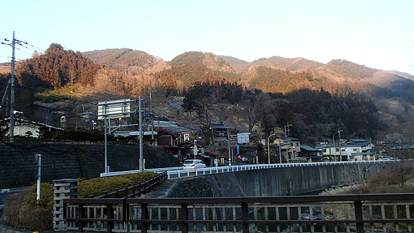 道の駅「芦ヶ久保」付近